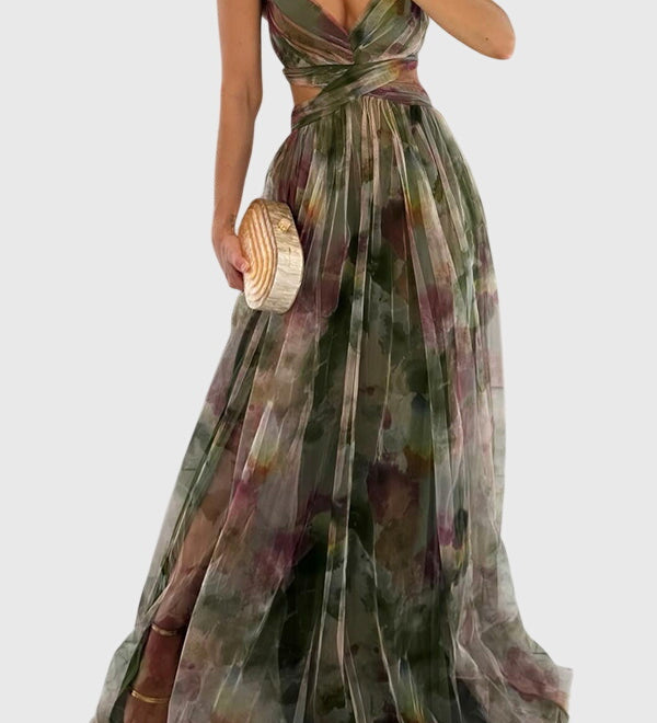 Karolina | Virágos Maxi Ruha