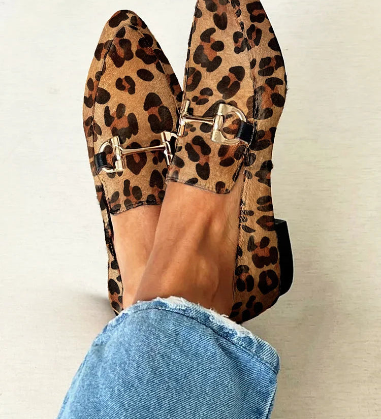 Gia – Elegáns Leopárdmintás Mokaszin