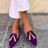 Portia – Boho Rojtdíszes Mokaszin