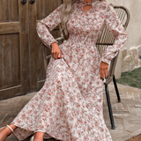 Veronika | Fekete-Fehér Maxi Ruha