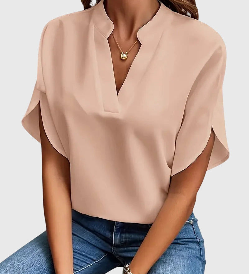 Izabella | Puha Elegáns V-Nyakú Ing