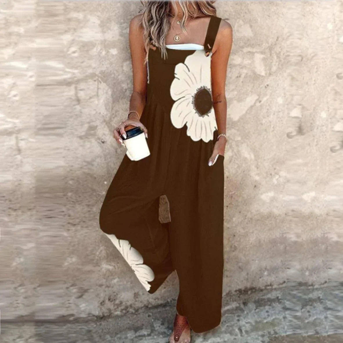Amanda | kontrasztos virágos boho karcsú