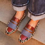 Zelda – Elegáns Leopárdmintás Mokaszin