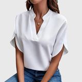 Izabella | Puha Elegáns V-Nyakú Ing