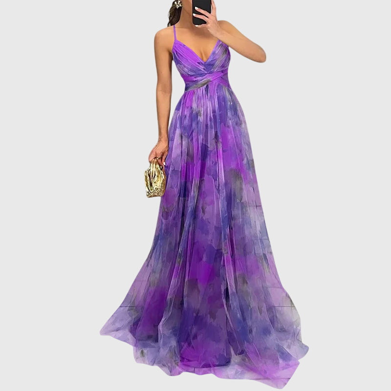 Karolina | Virágos Maxi Ruha