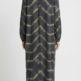 Manon | Elegáns Csíkos Boho Maxi Ruha