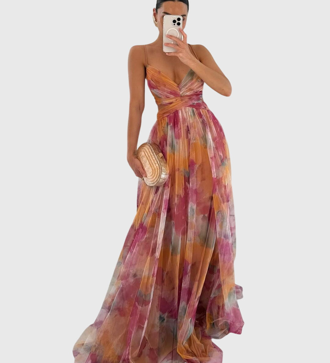 Karolina | Virágos Maxi Ruha