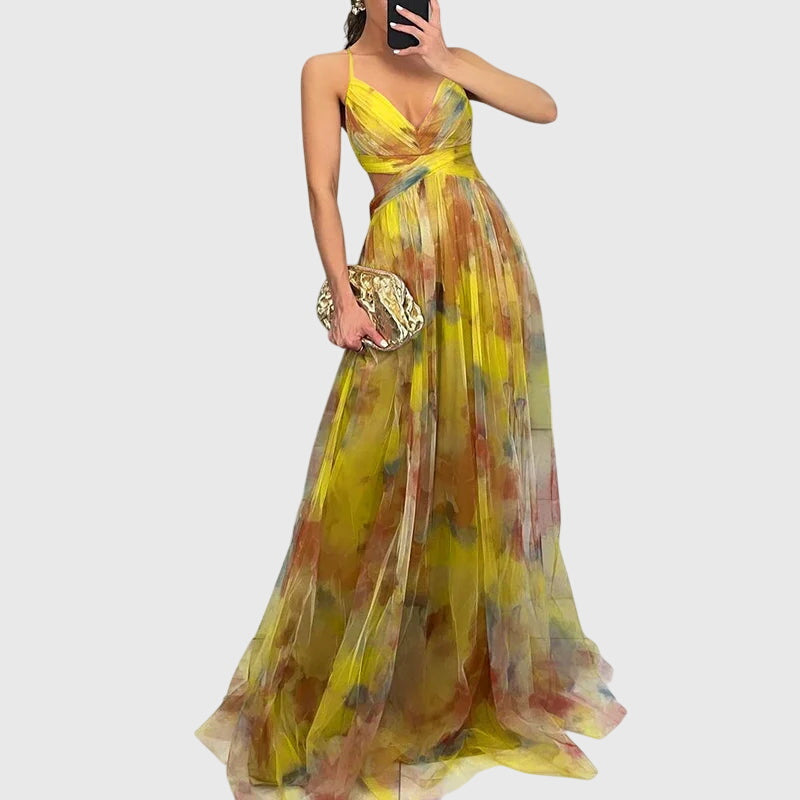 Karolina | Virágos Maxi Ruha