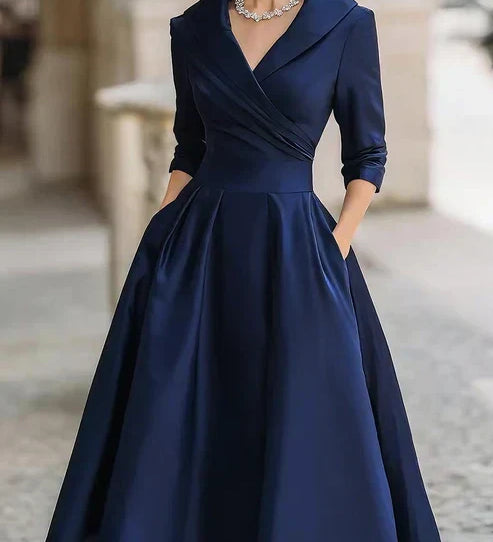 Adrienn | Elegáns Midi Ruha