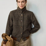 Dalma | Keresztbe Gombolt Tweed Zakó