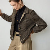 Dalma | Keresztbe Gombolt Tweed Zakó